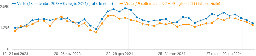 Visitatori unici 2024
